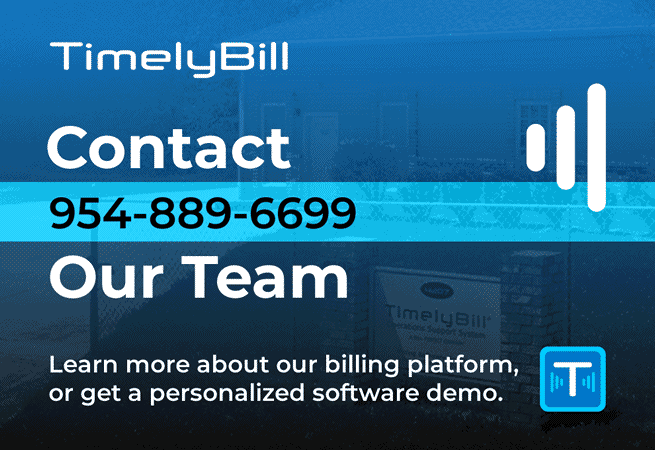 Contact TimelyBill's sales team