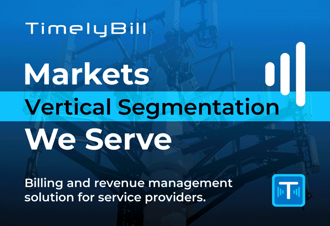 TimelyBill vertical target markets and segments