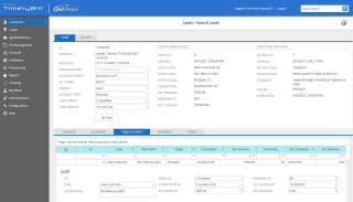 TimelyBill Lead Management Screen