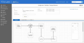 TimelyBill Workflow Designer Screen